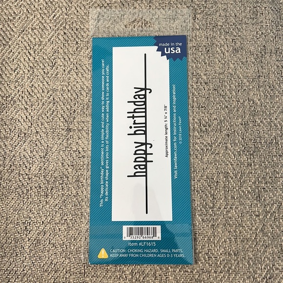 Happy birthday die cut - Picture 2 of 2